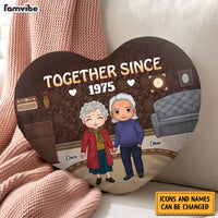 Personalized Together Since Shaped Pillow 30572 thumb 1