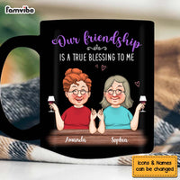 Personalized Gift For Friends Our Friendship Is A True Blessing Mug 30582 thumb 1