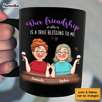 Personalized Gift For Friends Our Friendship Is A True Blessing Mug 30582 thumb 1