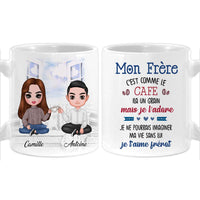 Personalized Gift For Brother French Frère Et Soeur Mug 30588 thumb 1