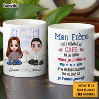 Personalized Gift For Brother French Frère Et Soeur Mug 30588 thumb 1