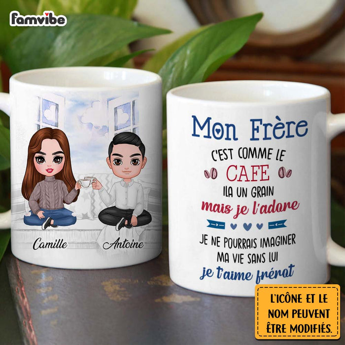 Personalized Gift For Brother French Frère Et Soeur Mug 30588 1