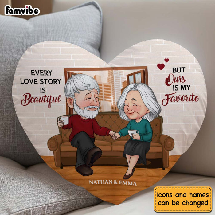 Personalized Every Love Story Is Beautiful Couple Shaped Pillow 30589 1