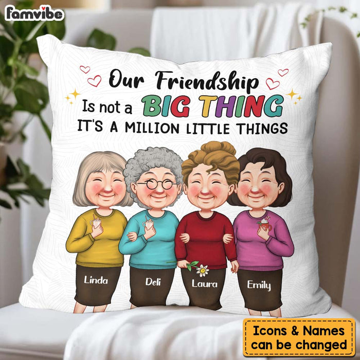 Personalized Gift Our Friendship Is A Million Little Things Pillow 30603 1
