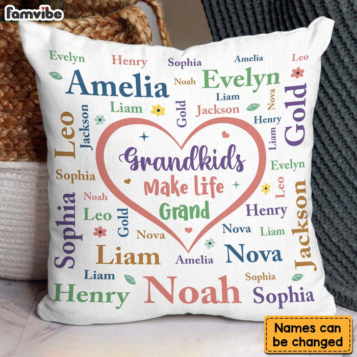 Personalized Gift For Grandma Life Grand Pillow 30613 1
