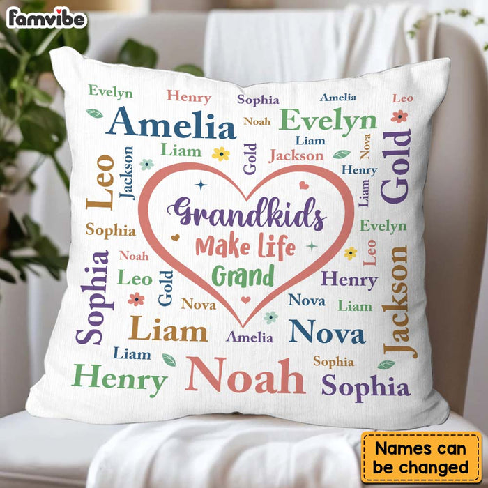 Personalized Gift For Grandma Life Grand Pillow 30613 1