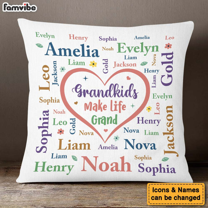 Personalized Gift For Grandma Life Grand Pillow 30613 1