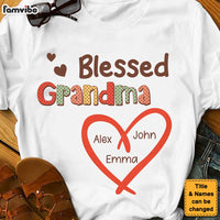 Personalized Gift For Grandma Blessed Polka Dots Shirt - Hoodie - Sweatshirt 30614 thumb 1