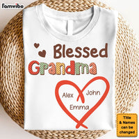 Personalized Gift For Grandma Blessed Polka Dots Shirt - Hoodie - Sweatshirt 30614 thumb 1