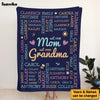 Personalized Gift For Grandma Grandkids Names Blanket 30617 1