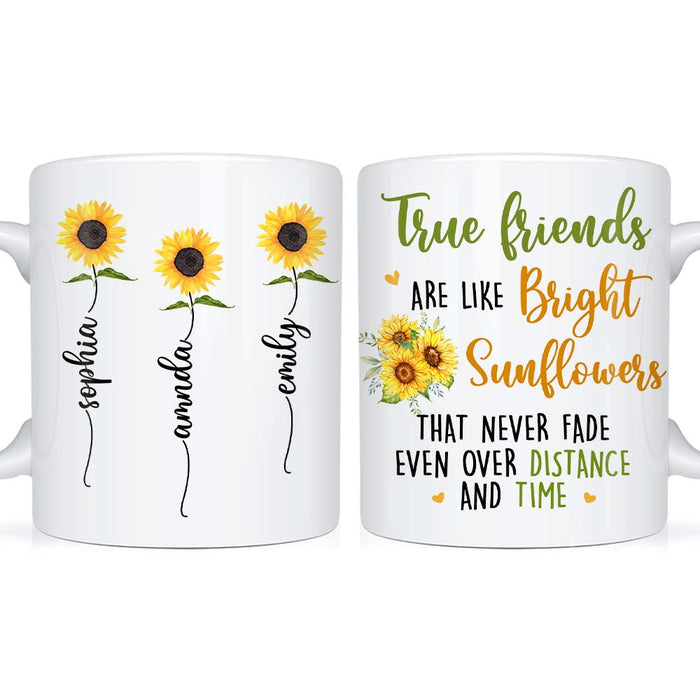 Personalized Gift For Friends Sunflowers That Never Fade Mug 30618 1