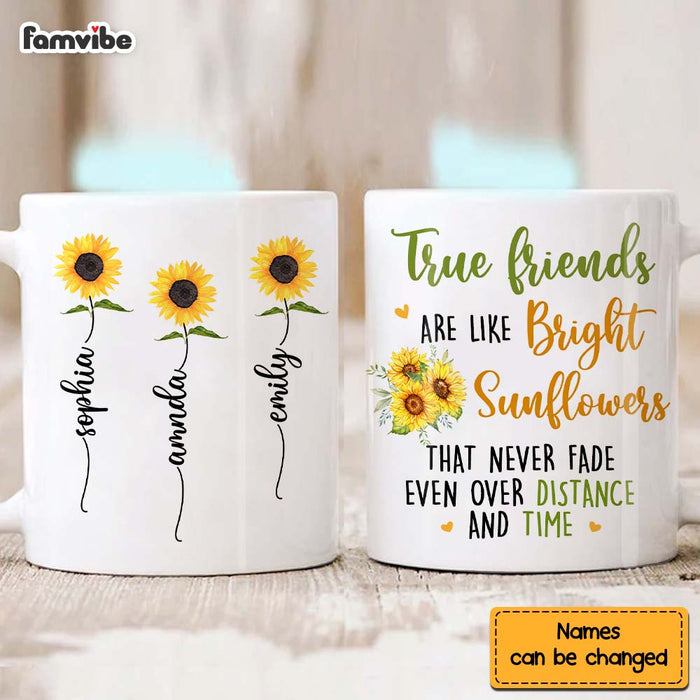 Personalized Gift For Friends Sunflowers That Never Fade Mug 30618 1