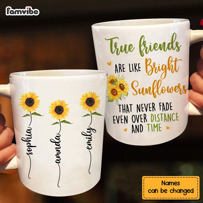 Personalized Gift For Friends Sunflowers That Never Fade Mug 30618 1