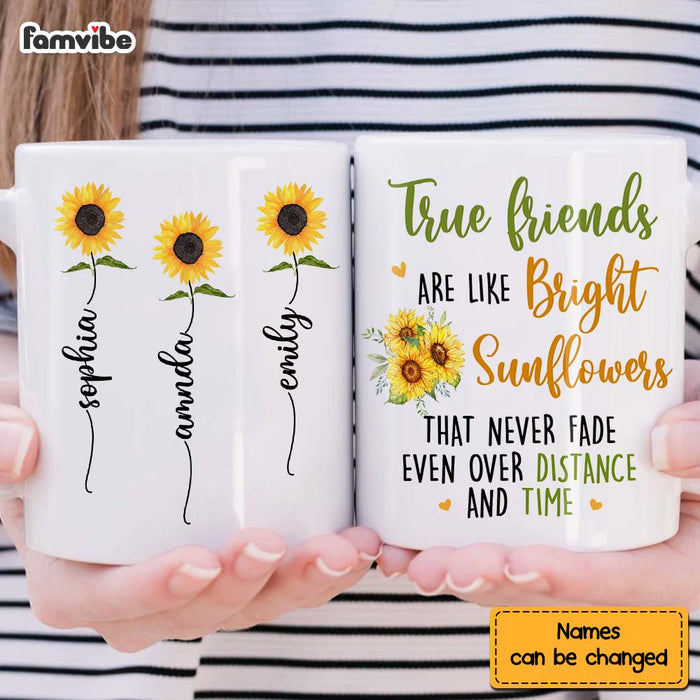 Personalized Gift For Friends Sunflowers That Never Fade Mug 30618 1
