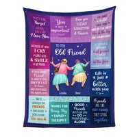 Personalized Gift To My Old Friend Blanket 30622 thumb 1