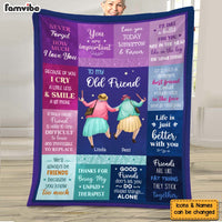 Personalized Gift To My Old Friend Blanket 30622 thumb 1