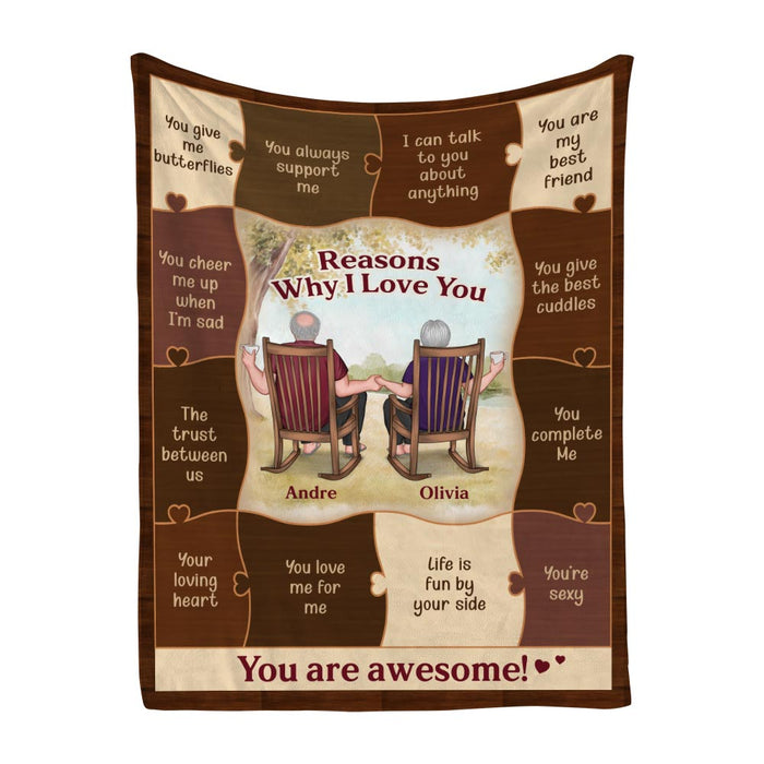 Personalized Reasons Why I Love You Couple Blanket 30625 1