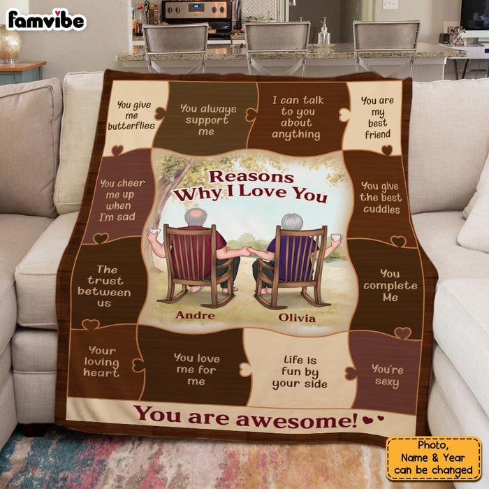 Personalized Reasons Why I Love You Couple Blanket 30625 1