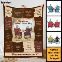 Personalized Reasons Why I Love You Couple Blanket 30625 thumb 1