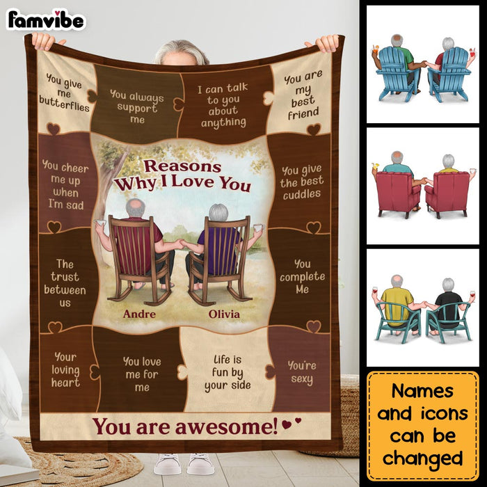 Personalized Reasons Why I Love You Couple Blanket 30625 1