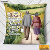 Personalized Old Couple Anniversary God Blessed The Broken Road Pillow 30633 1