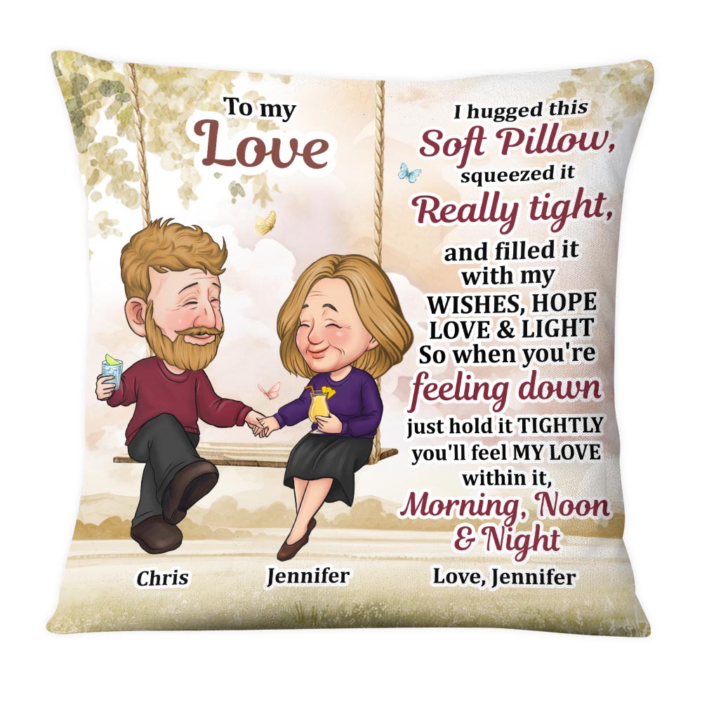 Personalized Gift For Couple Hug This Pillow 30636 Primary Mockup
