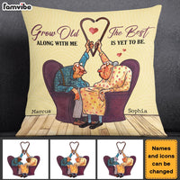 Personalized Gift For Elderly Couple Grow Old Along With Me Pillow 30639 thumb 1