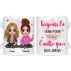 Personalized Gift For Friends Sisters French No Matter Where Mug 30646 1