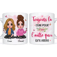Personalized Gift For Friends Sisters French No Matter Where Mug 30646 thumb 1