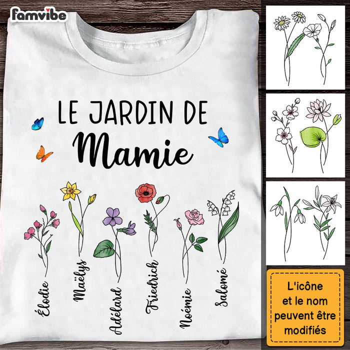 Personalized Gift For Grandma Gardern French Shirt - Hoodie - Sweatshirt 30647 1