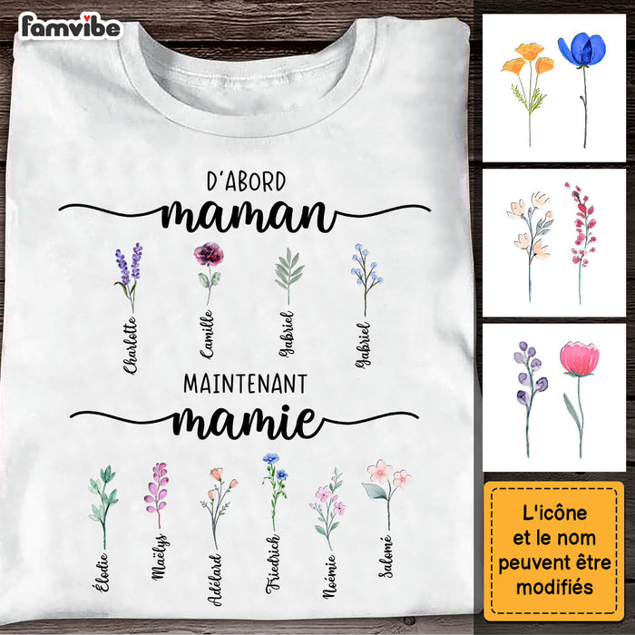 Personalized Gift For Grandma French First Mom Now Grandma Shirt - Hoodie - Sweatshirt 30648 1