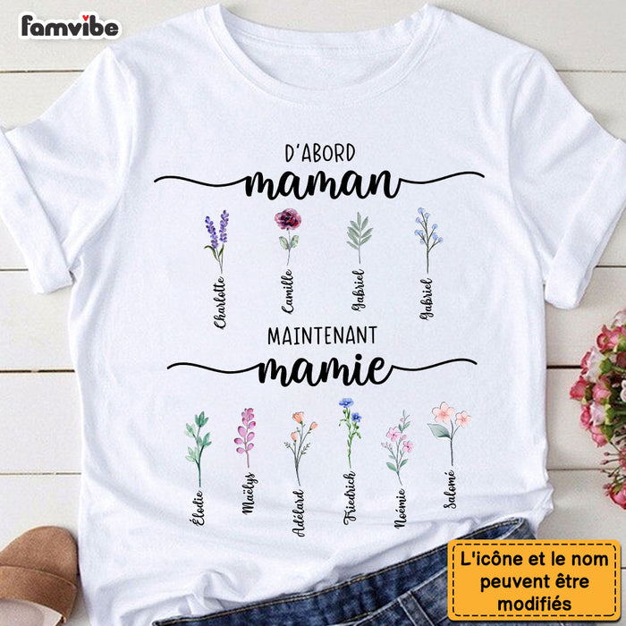 Personalized Gift For Grandma French First Mom Now Grandma Shirt - Hoodie - Sweatshirt 30648 1