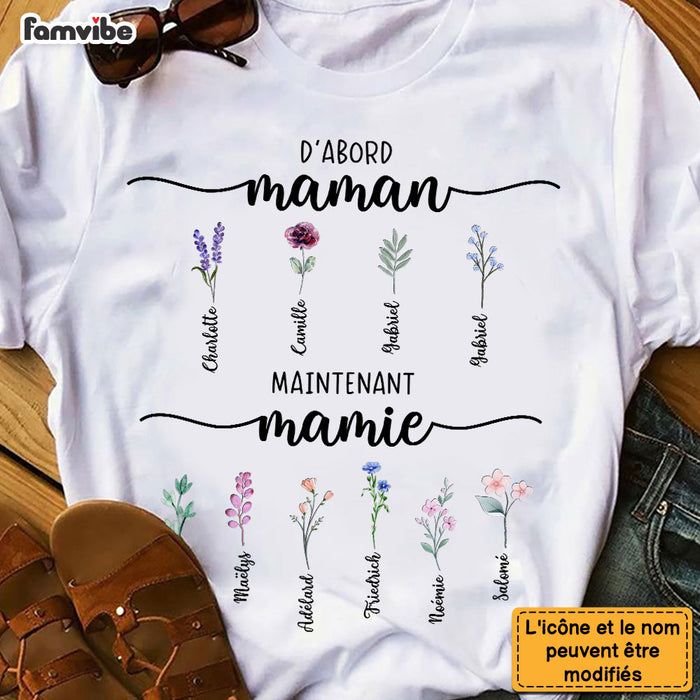 Personalized Gift For Grandma French First Mom Now Grandma Shirt - Hoodie - Sweatshirt 30648 1