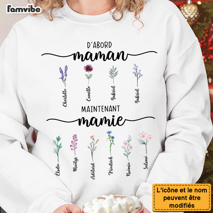 Personalized Gift For Grandma French First Mom Now Grandma Shirt - Hoodie - Sweatshirt 30648 1