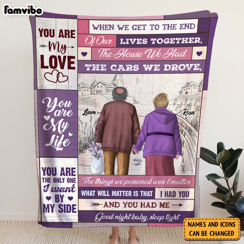 Personalized I Had You And You Had Me Couple Blanket 30659 Primary Mockup