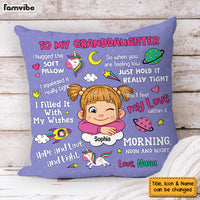 Personalized Gift For Grandson Construction Theme Hug This Pillow 30664 thumb 1