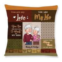 Personalized Anniversary, Loving Gift For Couples You Are My Life Pillow 30666 thumb 1