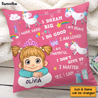 Personalized Gift For Grandson Construction I Am Brave Pillow 30670 thumb 1