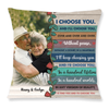 Personalized I Choose You Couple Pillow 30677 1