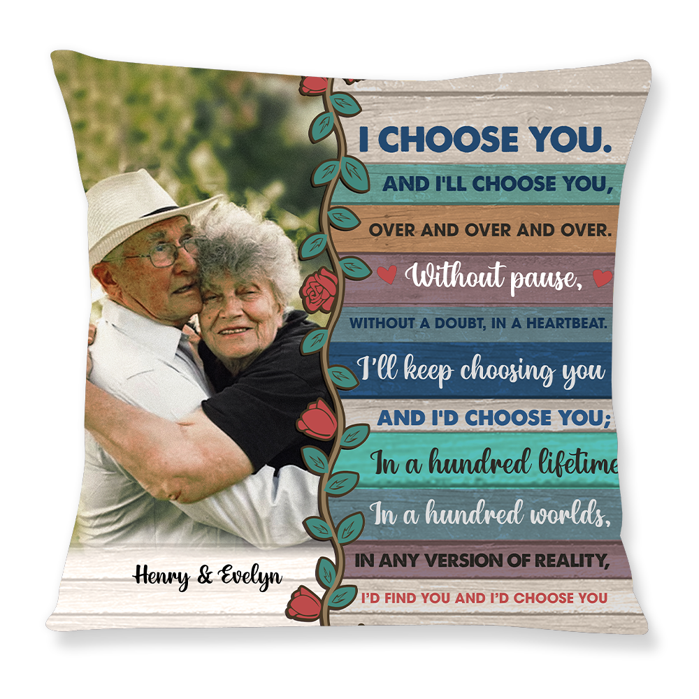 Personalized I Choose You Couple Pillow 30677 Primary Mockup