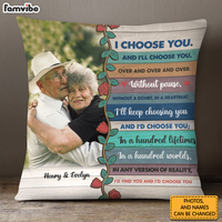 Personalized I Choose You Couple Pillow 30677 thumb 1