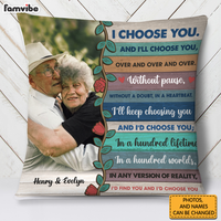 Personalized I Choose You Couple Pillow 30677 thumb 1