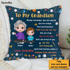 Personalized Gift For Grandson Sport Theme Hug This Pillow 30686 1