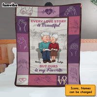 Personalized Gift For Couple Our  Love Story Is My Favorite Blanket 30711 thumb 1