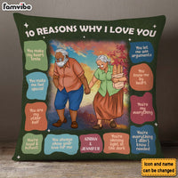 Personalized Elderly Couple Reasons Why I Love You Pillow 30715 thumb 1