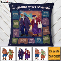 Personalized Elderly Couple Reasons Why I Love You Pillow 30715 thumb 1