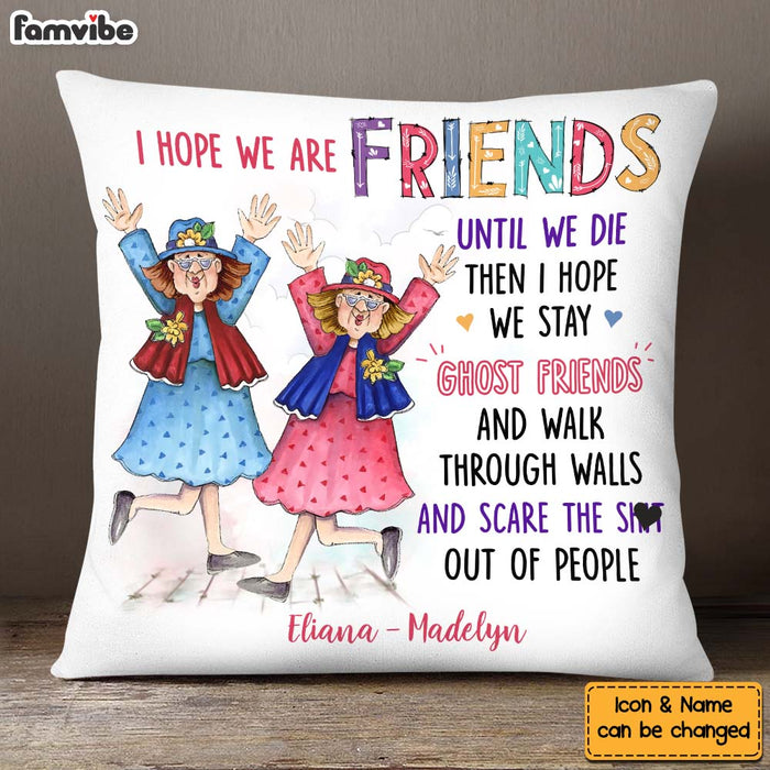 Pillow Gift For Friend Personalized Pillow Friendship Gift Cushion