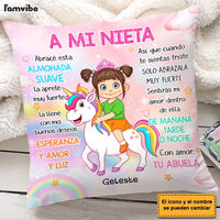 Personalized Gift For Grandson Spanish Hug This Pillow 30718 thumb 1