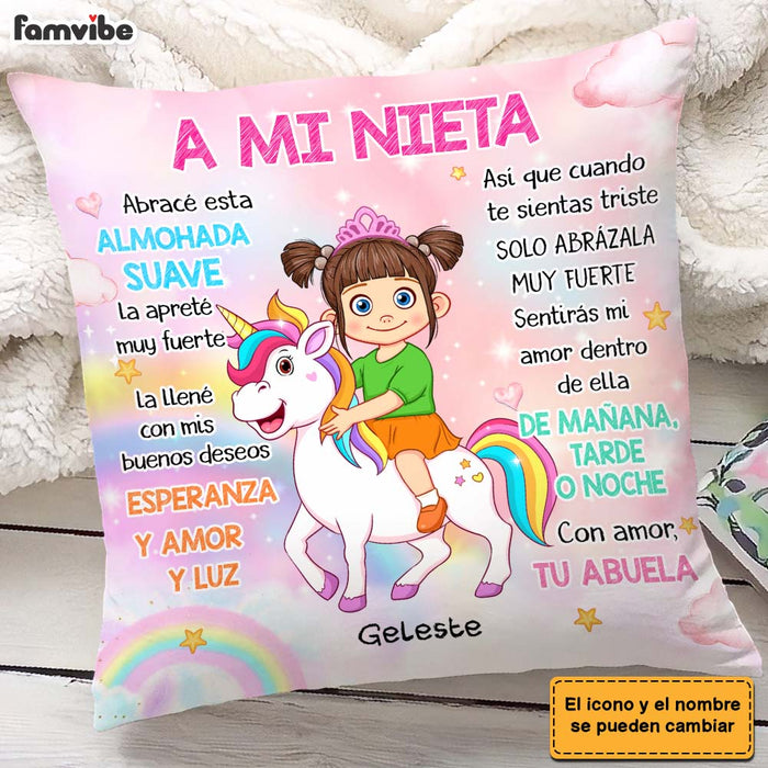 Personalized Gift For Grandson Spanish Hug This Pillow 30718 1