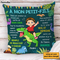 Personalized Gift For Grandson French Hug This Pillow 30719 thumb 1